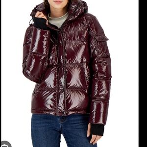 S13 lacquered coat in Cabernet